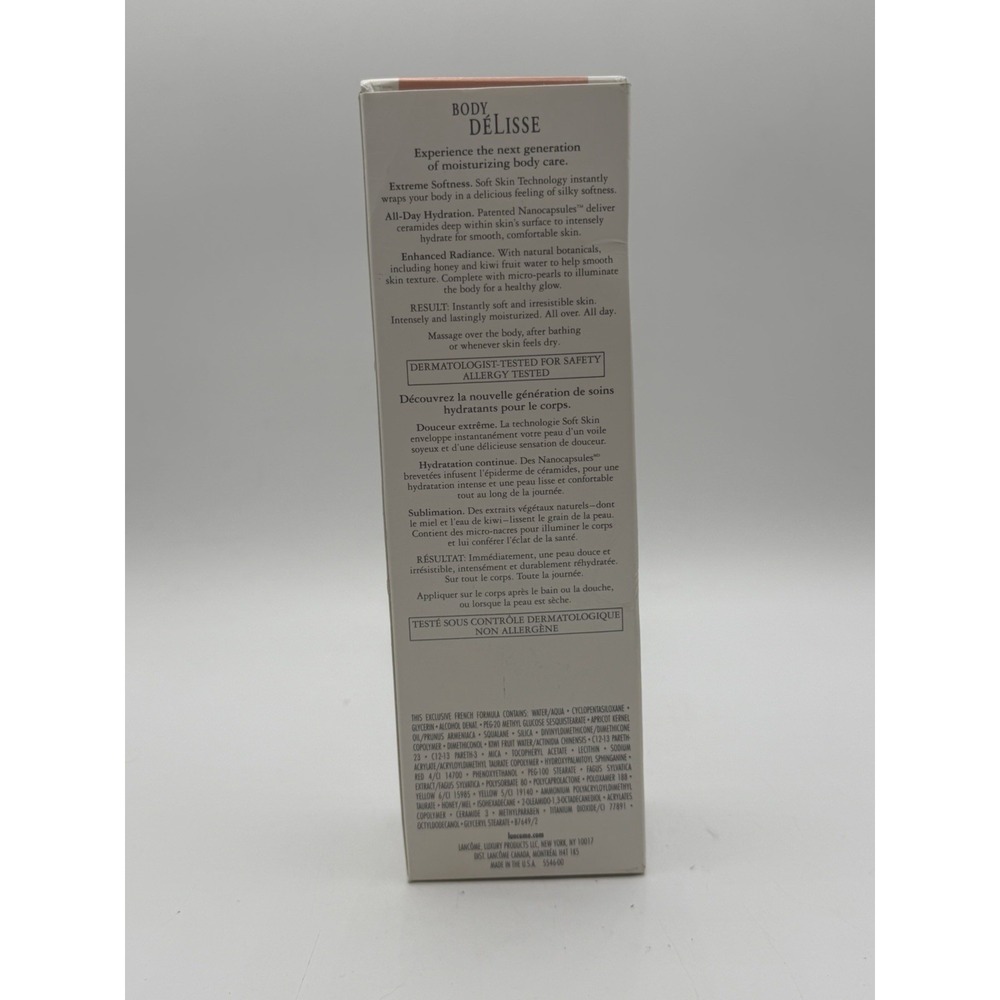 Lancome Body Delisse Moisturizing Lotion 6.7oz Rare HTF New w/ Box Lancôme - Picture 5 of 7